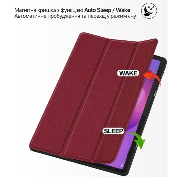 Фото - Чохол для планшета BeCover Flexible TPU Mate з кріпленням for Lenovo Idea Tab/K11 (2nd Gen) TB336/Xiaoxin Pad (2025) 11" Red Wine (715635)
